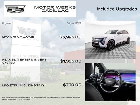 New 2025 Cadillac Escalade IQ Sport 1 w/ LPO, ONYX Package image 4