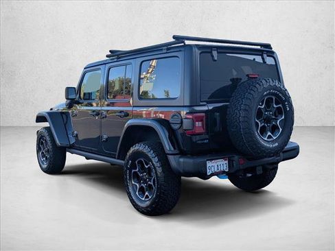 Used 2022 Jeep Wrangler Unlimited Rubicon 4xe w/ Steel Bumper Group AWD/4WD image 4