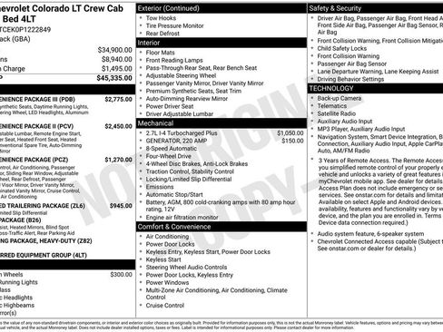 Used 2023 Chevrolet Colorado LT w/ LT Convenience Package III AWD/4WD image 2
