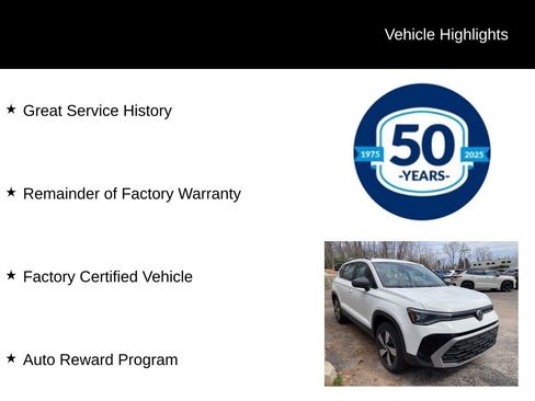 Certified 2025 Volkswagen Taos S image 5