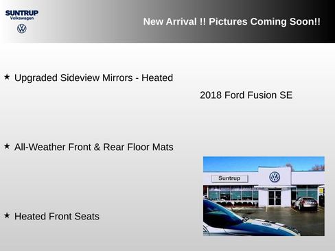Used 2018 Ford Fusion SE w/ Fusion SE Technology Package FWD image 4