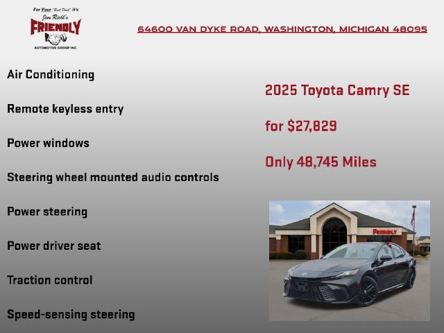 Used 2025 Toyota Camry SE FWD image 10