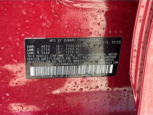 Used 2023 Subaru Legacy Limited AWD/4WD image 29