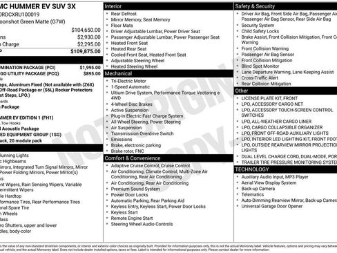 Used 2024 GMC Hummer EV 3X w/ LPO, Illumination Package AWD/4WD image 6