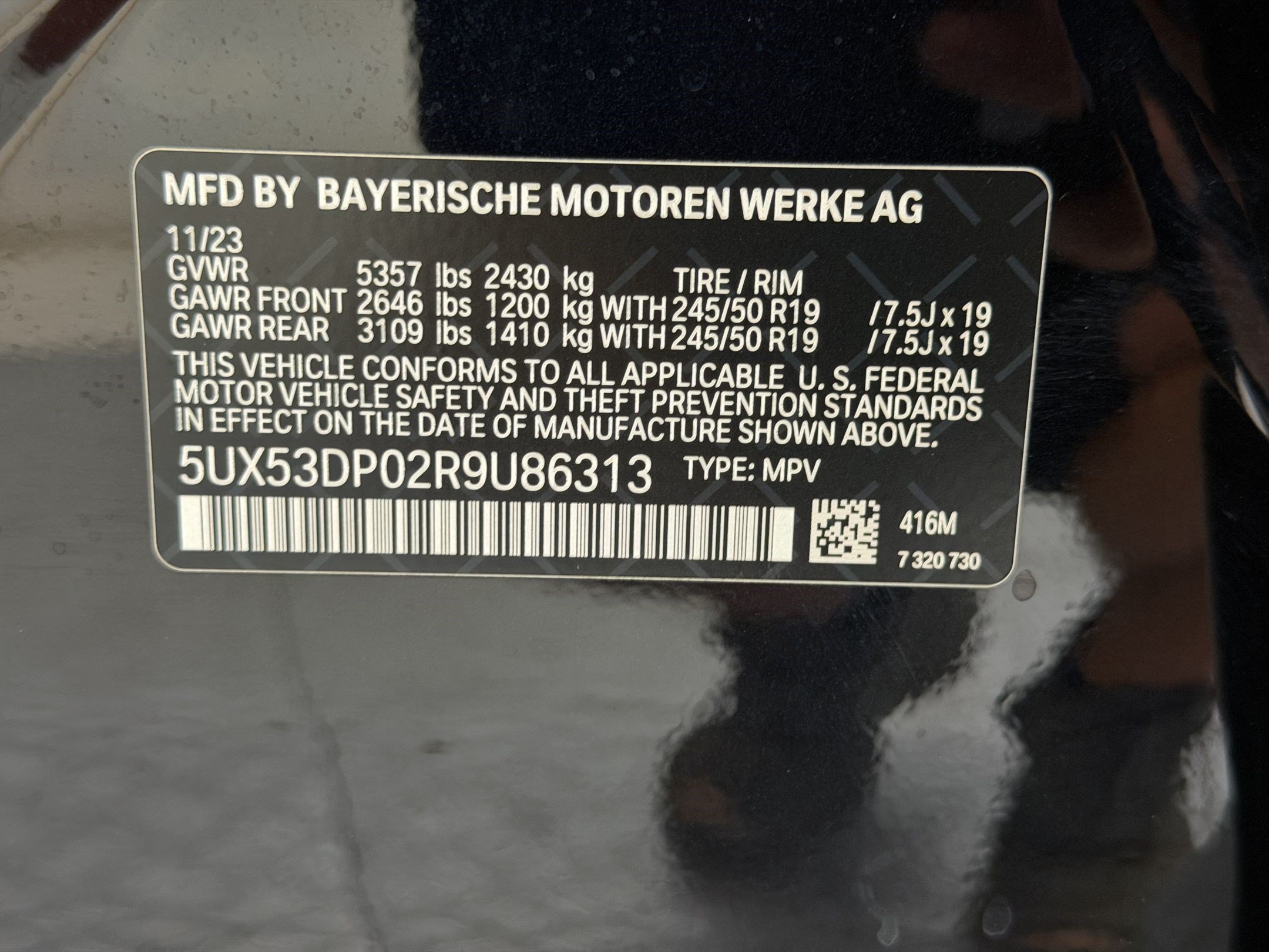 Certified 2024 BMW X3 xDrive30i w/ M Sport Package AWD/4WD image 26