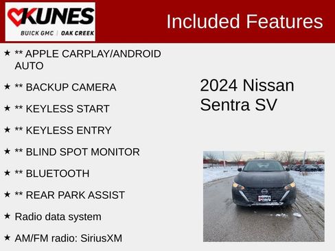 Used 2024 Nissan Sentra SV image 2