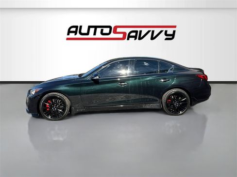 Used 2023 INFINITI Q50 Red Sport 400 w/ Black Opal Edition image 4