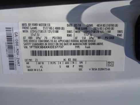 Used 2019 Ford F350 XL w/ XL Value Package AWD/4WD image 22