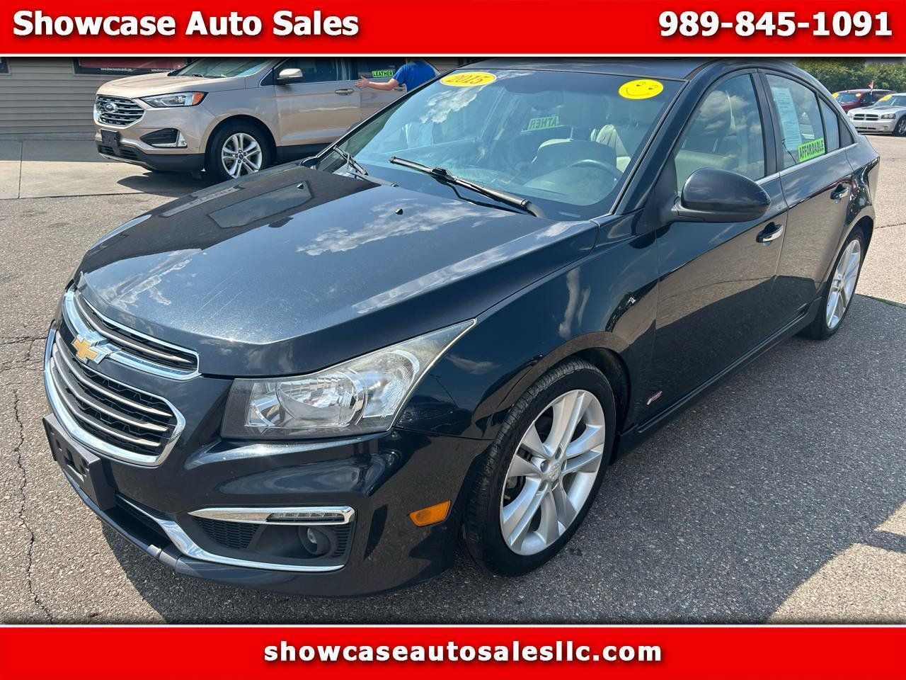 Used 2015 Chevrolet Cruze LTZ w/ Sun, Sound and Sport Package FWD image 1