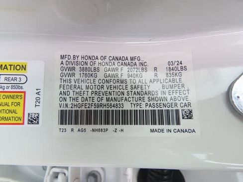 Used 2024 Honda Civic Sport image 25