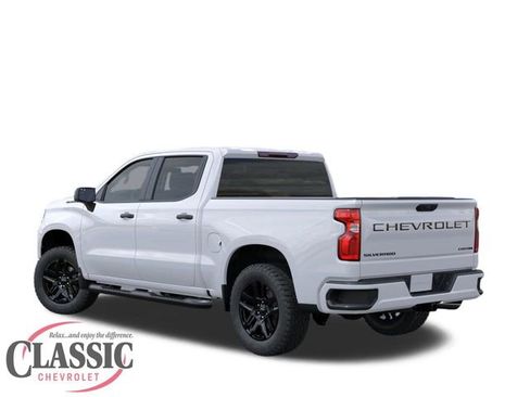 New 2026 Chevrolet Silverado 1500 Custom w/ Turbomax Blackout Package RWD image 3