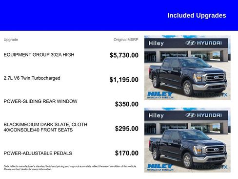 Used 2021 Ford F150 XLT w/ Equipment Group 302A High RWD image 5