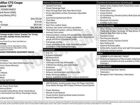 Used 2011 Cadillac CTS Performance image 24