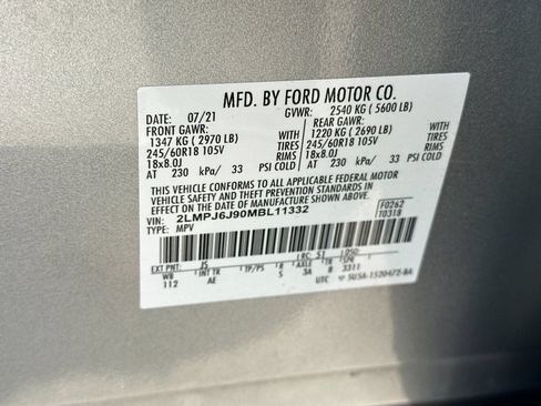 Used 2021 Lincoln Nautilus FWD w/ Equipment Group 101A image 27