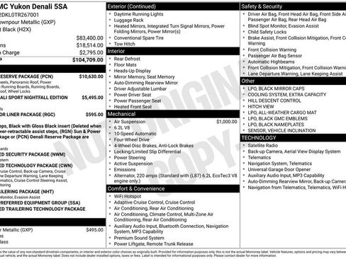 New 2026 GMC Yukon Denali w/ Denali Reserve Package image 52