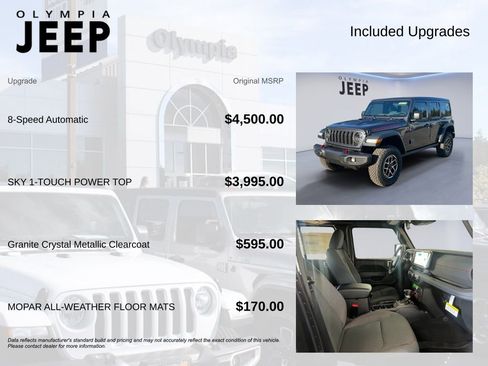 New 2025 Jeep Wrangler Unlimited Rubicon w/ Convenience Group image 4
