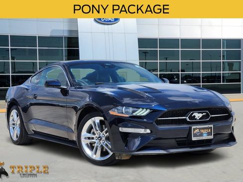 Certified 2021 Ford Mustang Premium w/ Pony Package RWD image 1