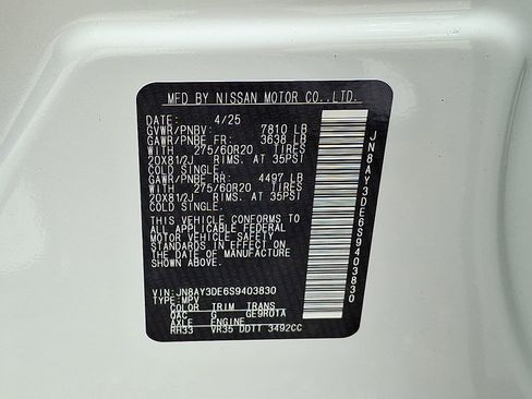 New 2025 Nissan Armada PRO-4X image 11