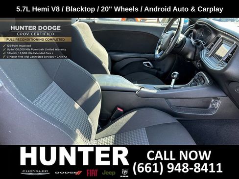 Certified 2022 Dodge Challenger R/T w/ Blacktop Package RWD image 17