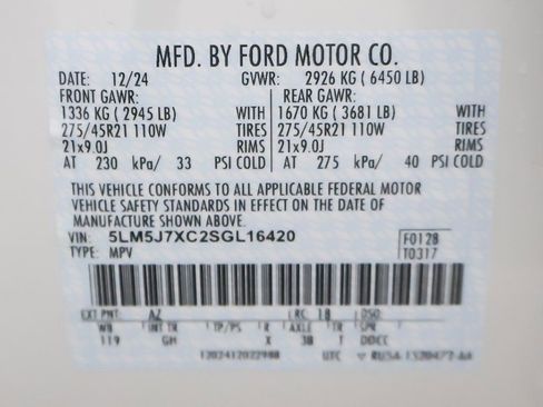 Used 2025 Lincoln Aviator Reserve w/ Illumination Package image 60