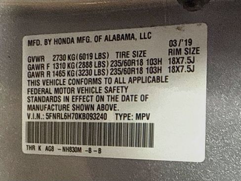 Used 2019 Honda Odyssey EX-L image 33