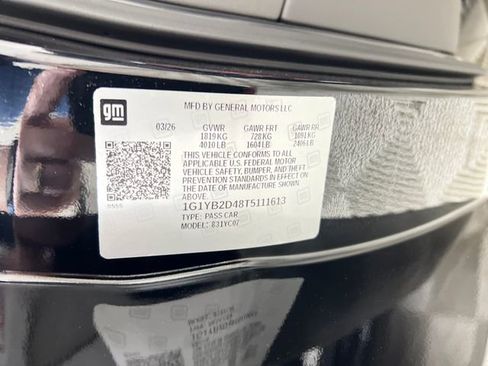 New 2026 Chevrolet Corvette Stingray Preferred Cpe w/ Battery Protection Package RWD image 24