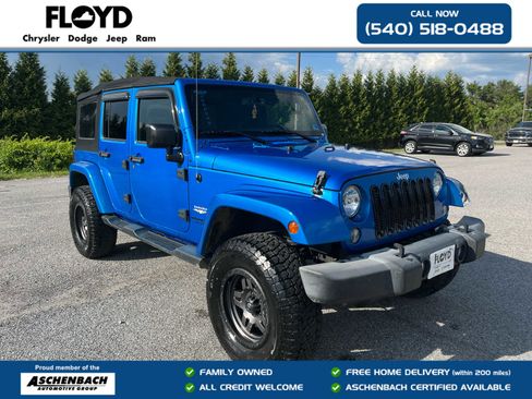 Used 2015 Jeep Wrangler Unlimited Sahara w/ Connectivity Group AWD/4WD image 1
