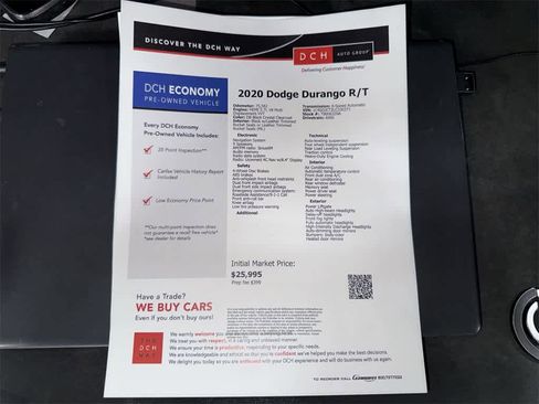 Used 2020 Dodge Durango R/T w/ Blacktop Package image 13