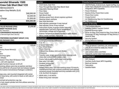 Used 2020 Chevrolet Silverado 1500 Custom w/ Custom Value Package image 11