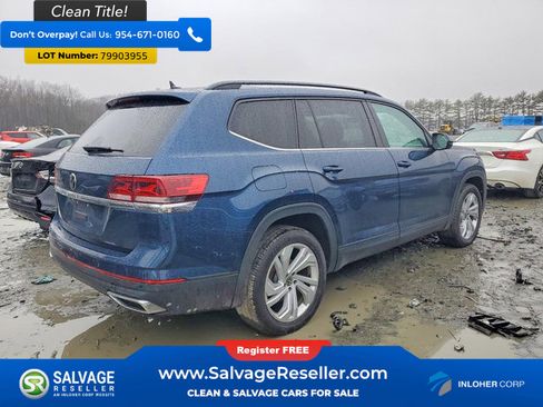 Used 2021 Volkswagen Atlas SE w/ Panoramic Sunroof Package image 4