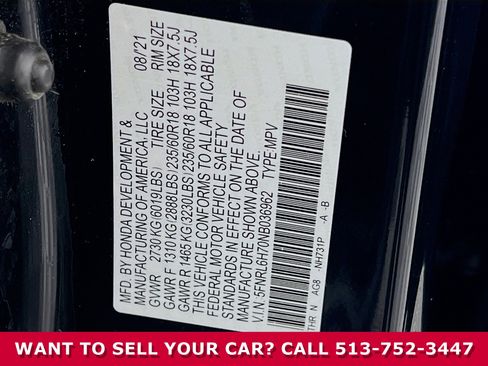 Used 2022 Honda Odyssey EX-L image 37