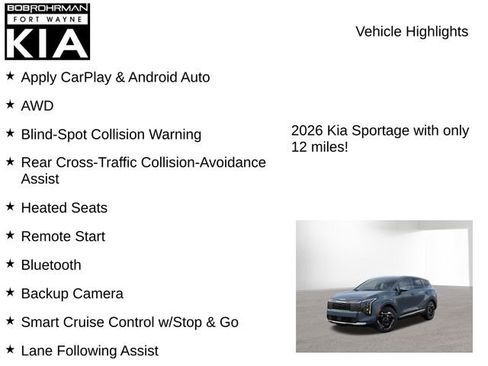 New 2026 Kia Sportage S image 7