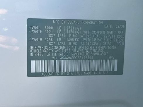 Certified 2025 Subaru Ascent Premium w/ Premium Package AWD/4WD image 24
