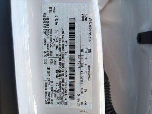 Used 2023 Ford F150 Tremor w/ Equipment Group 402A High image 37