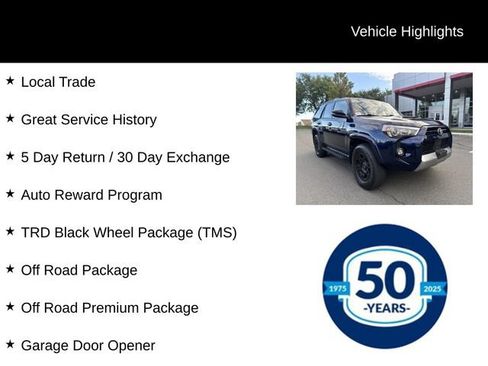 Used 2024 Toyota 4Runner TRD Off-Road Premium w/ Moonroof Package AWD/4WD image 8