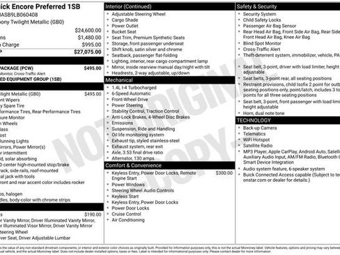Used 2020 Buick Encore Preferred w/ Safety Package FWD image 2