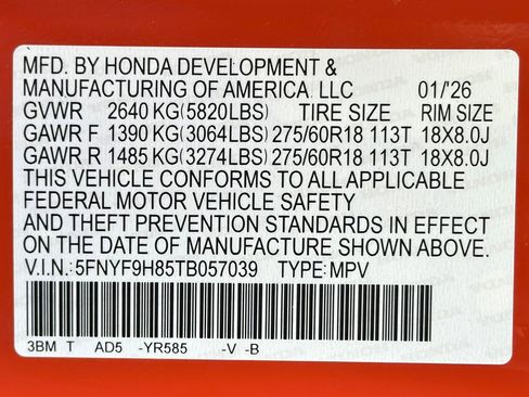 New 2026 Honda Passport TrailSport Elite image 22