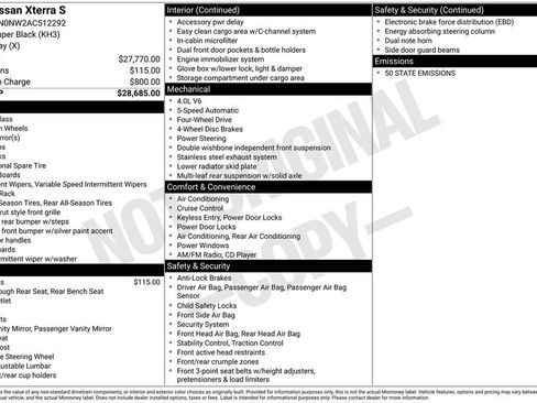 Used 2010 Nissan Xterra S image 3