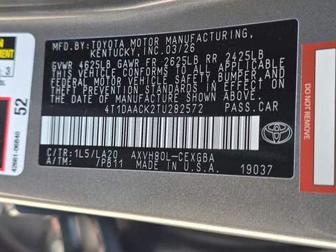 Used 2026 Toyota Camry XLE FWD image 35
