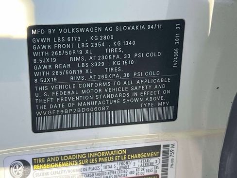 Used 2011 Volkswagen Touareg VR6 image 18