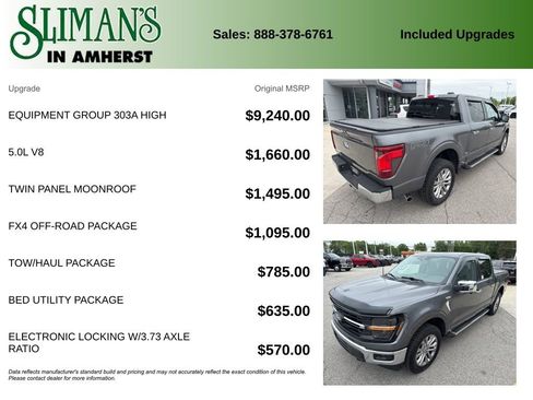 Used 2024 Ford F150 XLT w/ Equipment Group 303A High AWD/4WD image 10