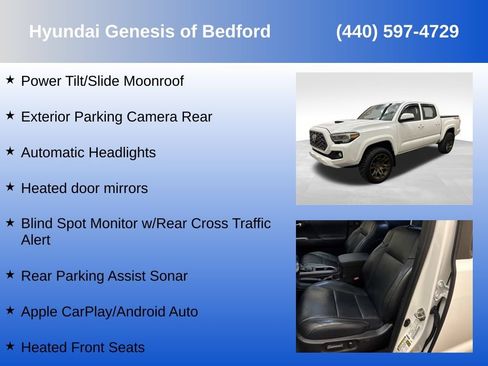 Used 2020 Toyota Tacoma TRD Sport w/ TRD Premium Sport Package AWD/4WD image 21