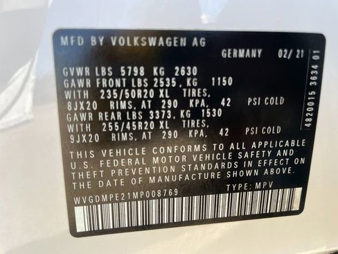 Used 2021 Volkswagen ID.4 1st Edition image 33