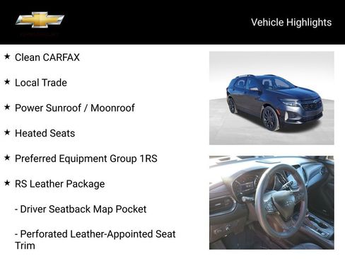 Certified 2023 Chevrolet Equinox RS w/ RS Leather Package image 19