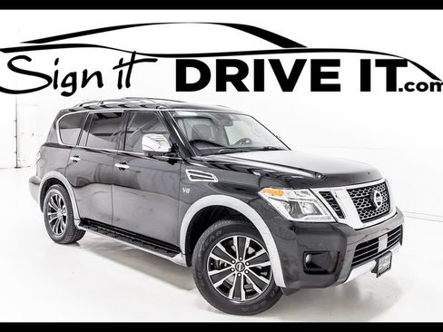 Used 2018 Nissan Armada Platinum w/ Captain Seat Package AWD/4WD image 1