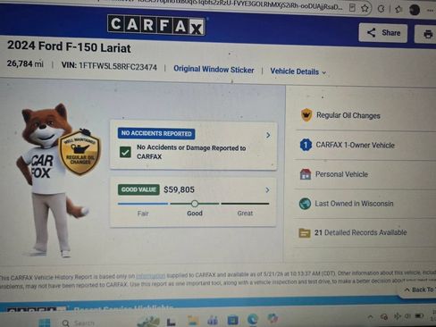 Certified 2024 Ford F150 Lariat AWD/4WD image 46