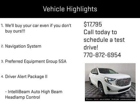 Used 2018 GMC Terrain Denali w/ Advanced Safety Package image 6