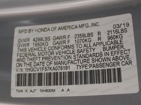 Used 2019 Honda Accord EX-L image 17