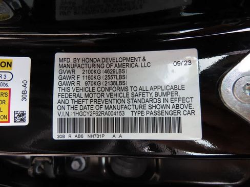 Certified 2024 Honda Accord EX-L image 27