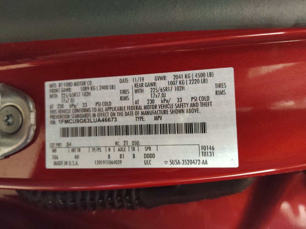 Used 2020 Ford Escape SE AWD/4WD image 33